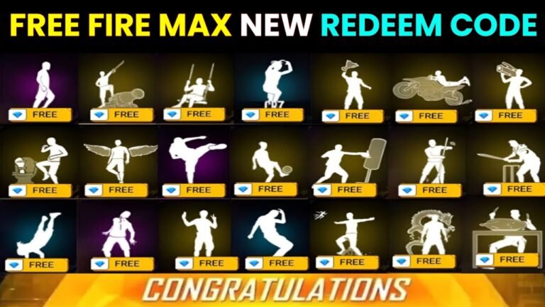 Free Fire Max All Emote Claim