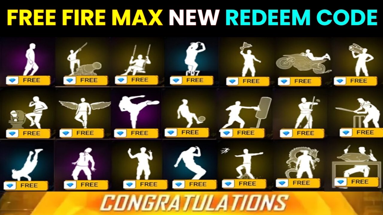 Free Fire Max All Emote Claim